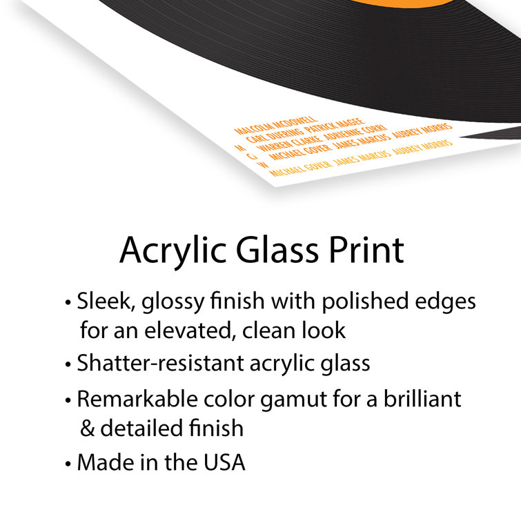 Trinx Clockwork Orange On Plastic / Acrylic by Claudia Varosio Painting Wayfair